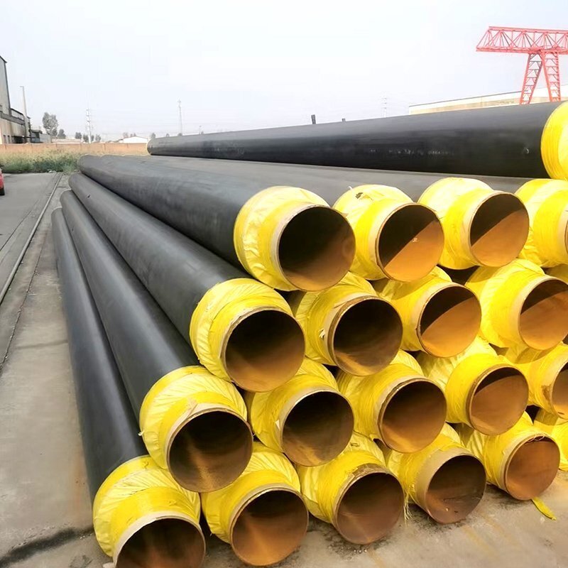 高密度聚氨酯發(fā)泡保溫鋼管 高密度聚氨酯發(fā)泡保溫鋼管